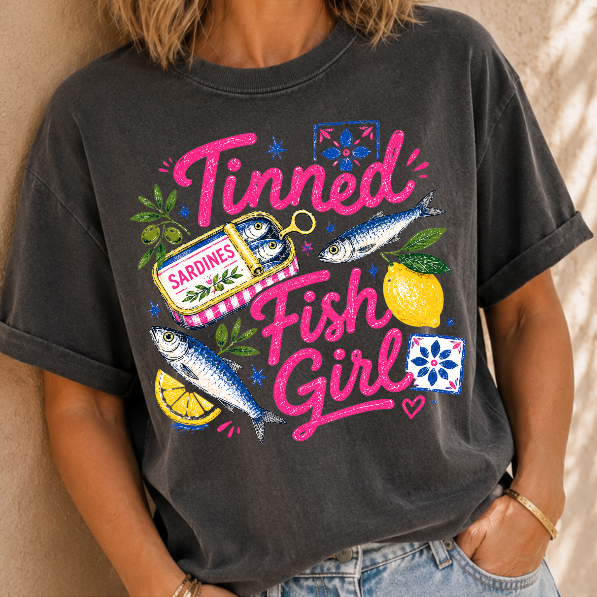 Tinned Fish Girl Graphic Tee