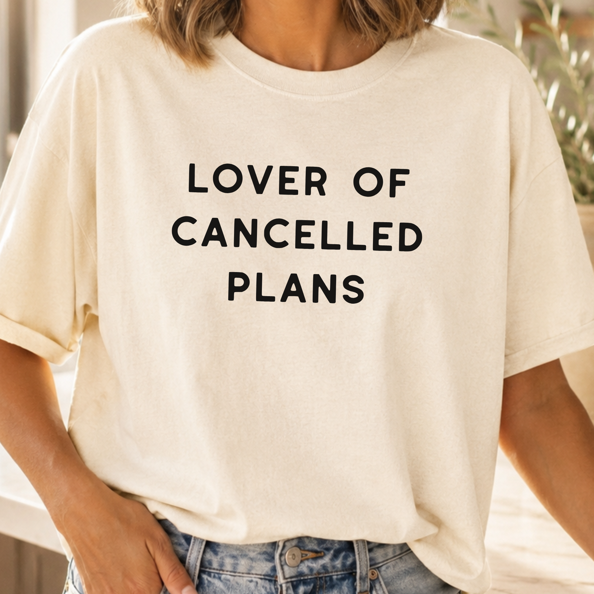 Lover Of Cancelled Plans Graphic Tee