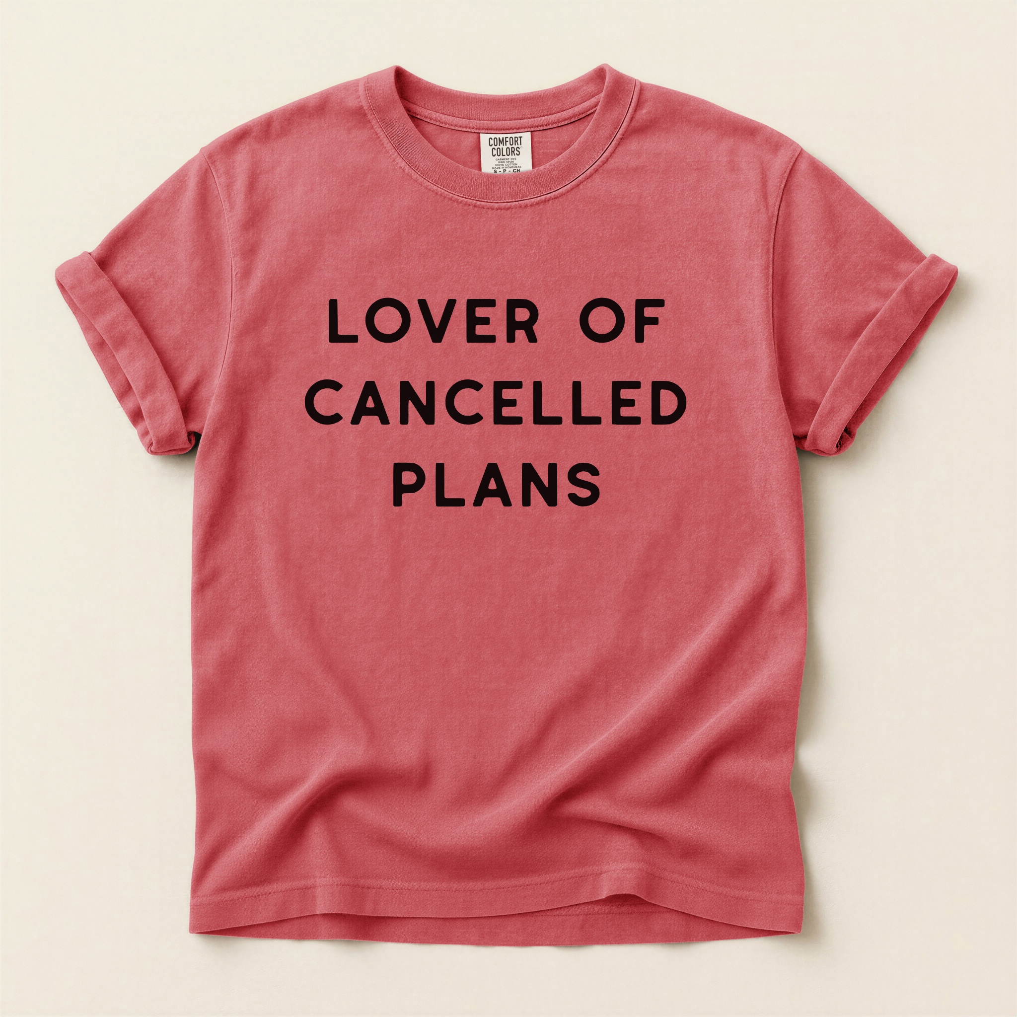 Lover Of Cancelled Plans Graphic Tee