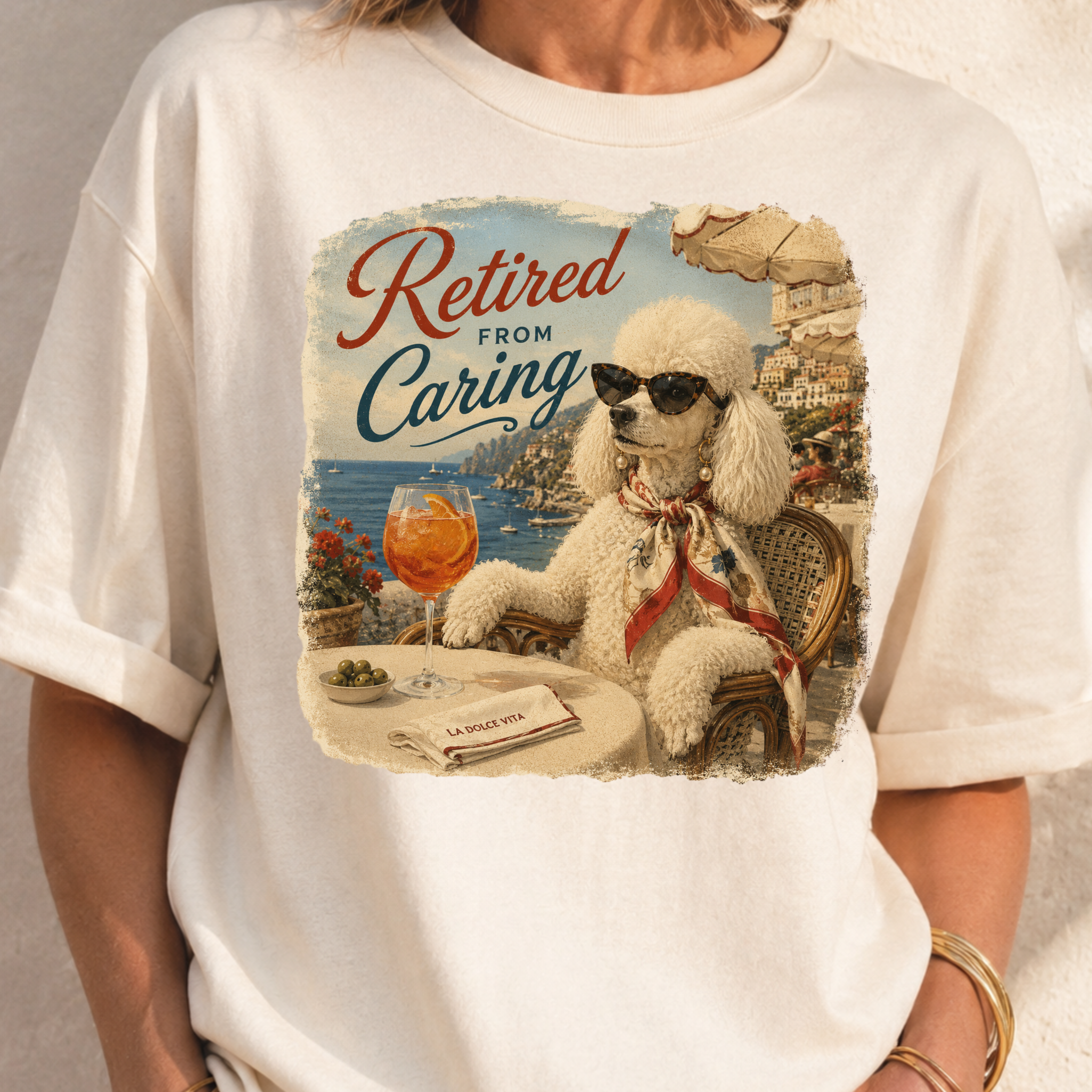 Retired From Caring Graphic Tee