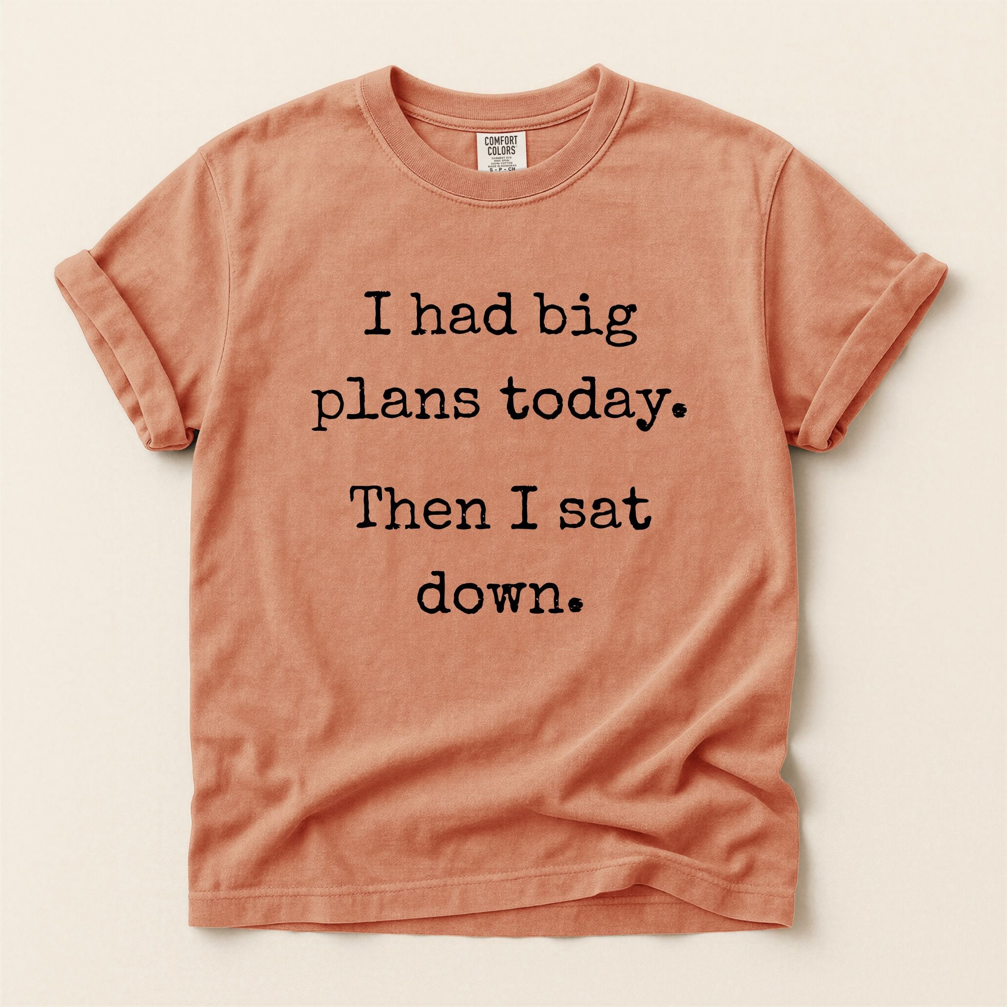 I Had Plans Today Graphic Tee