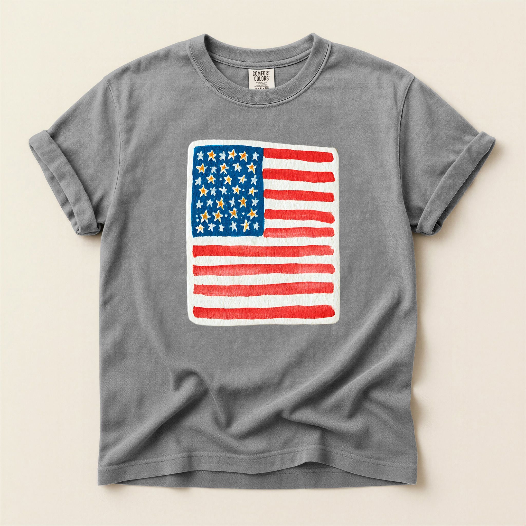 Vintage American Flag Graphic Tee