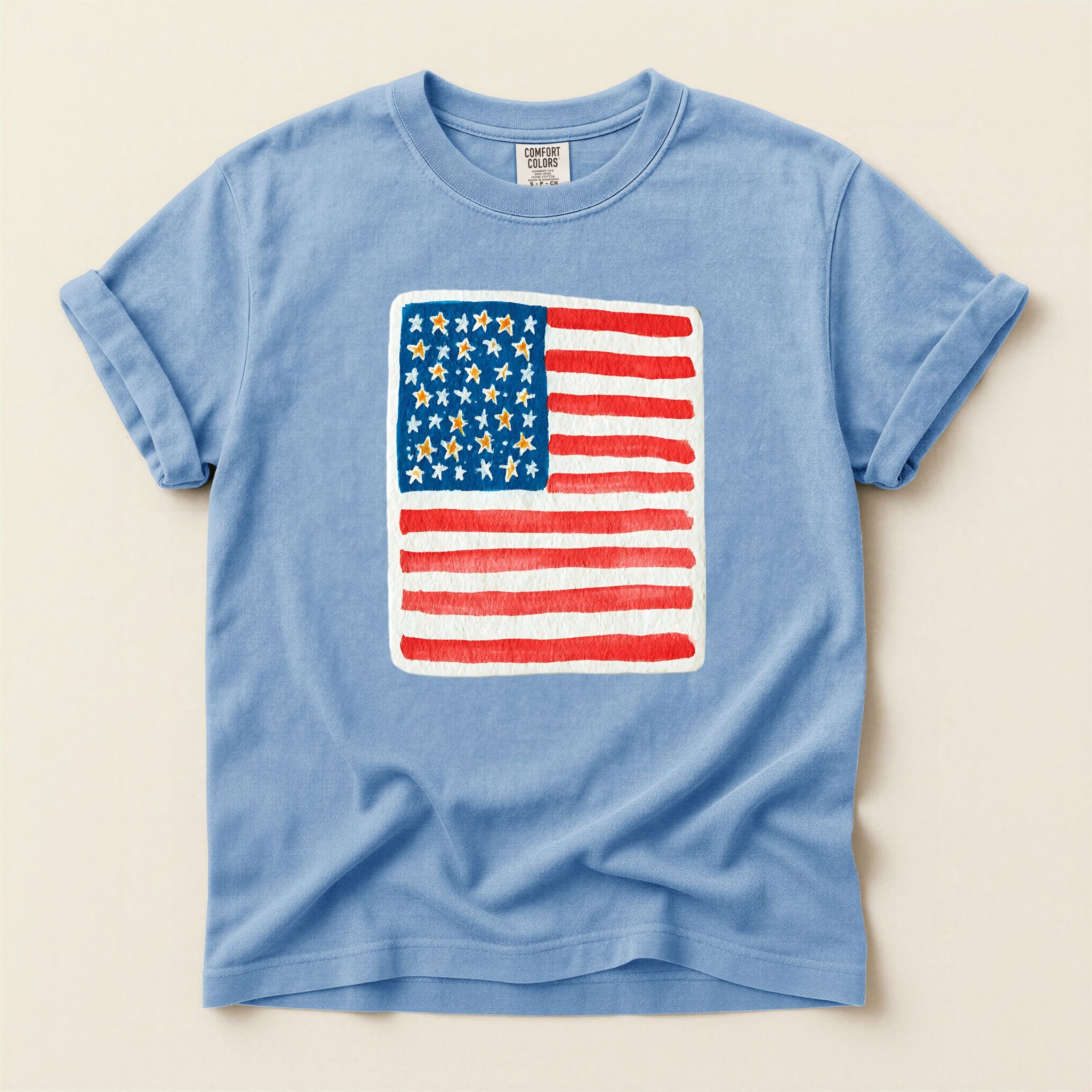 Vintage American Flag Graphic Tee