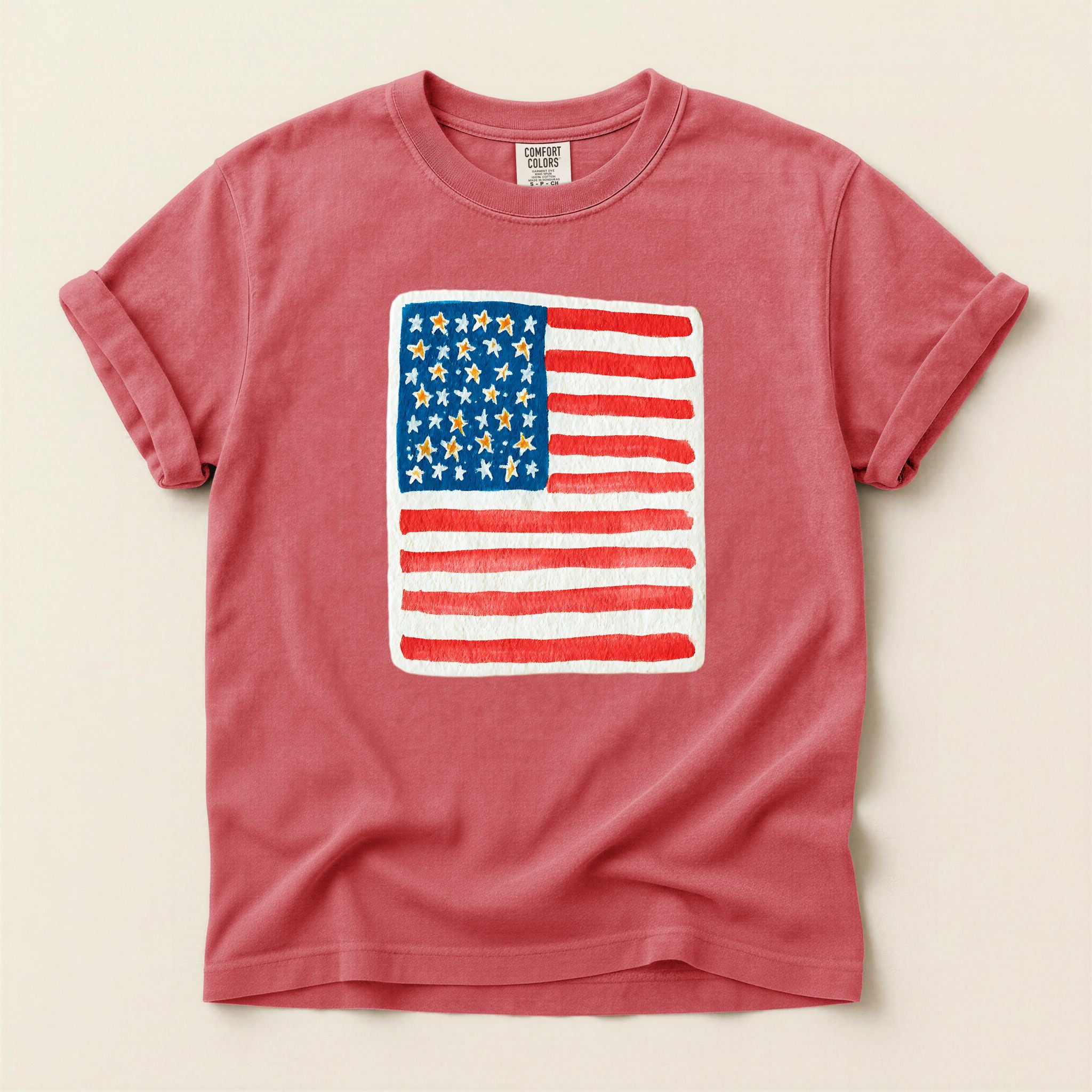 Vintage American Flag Graphic Tee