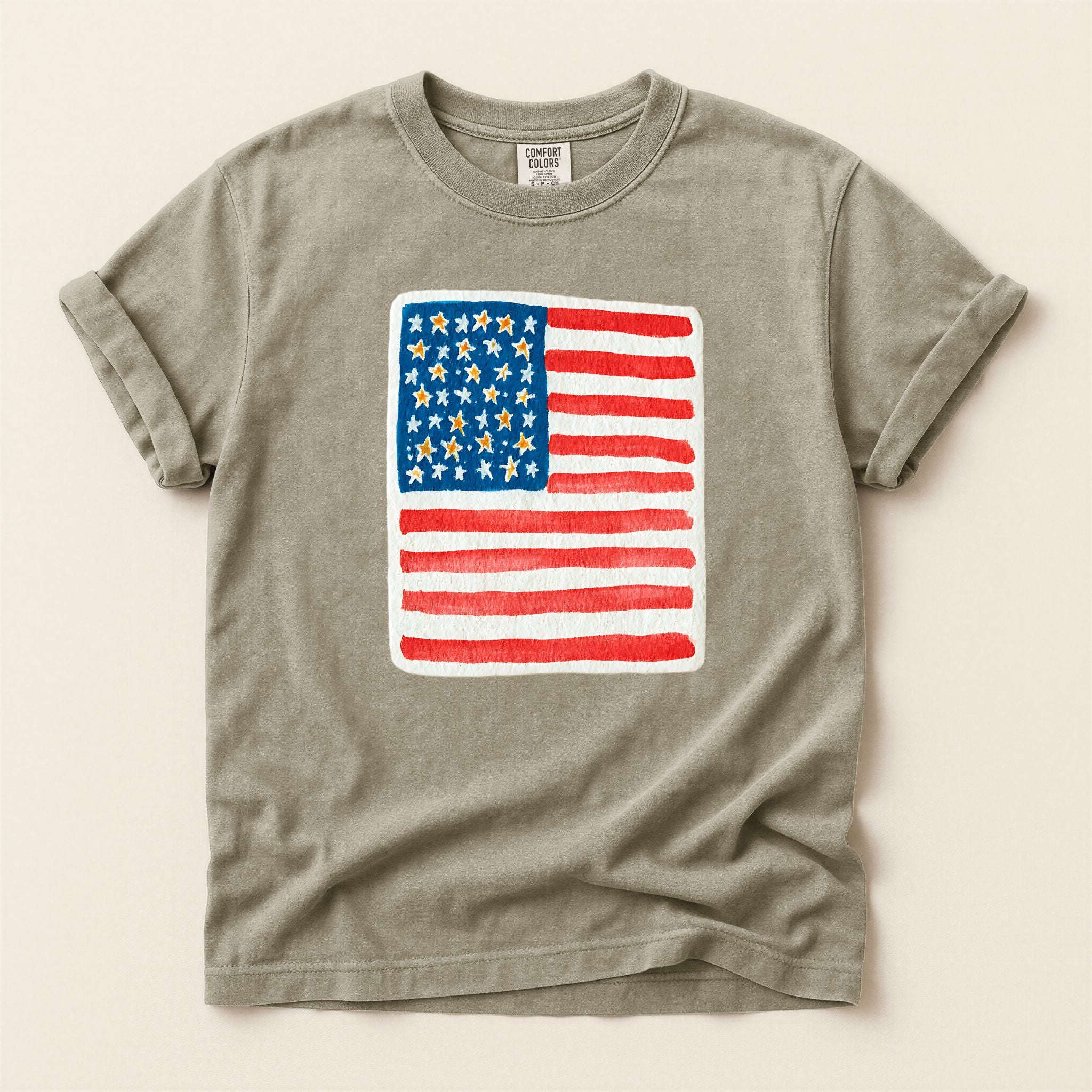 Vintage American Flag Graphic Tee