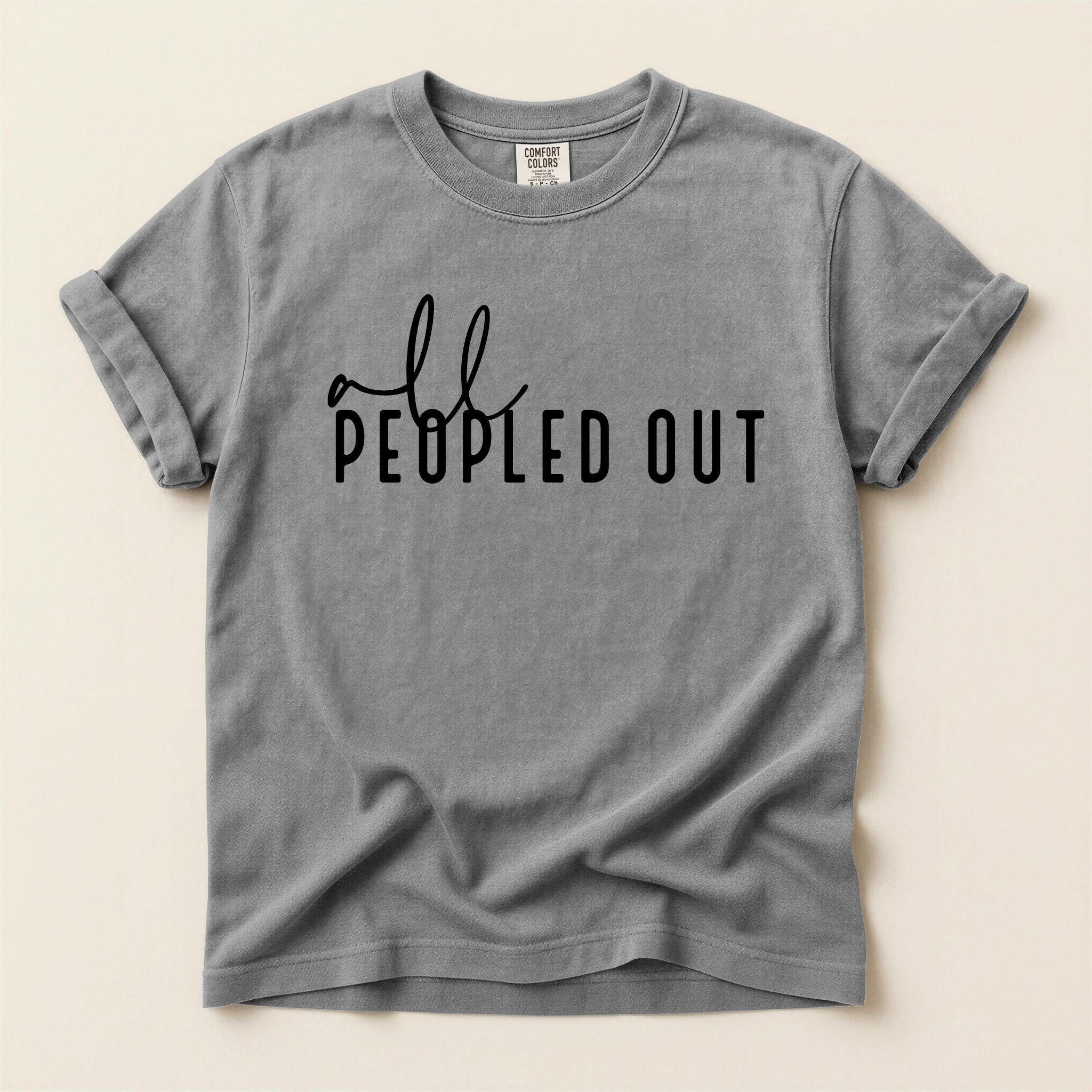 All Peopled Out Graphic Tee