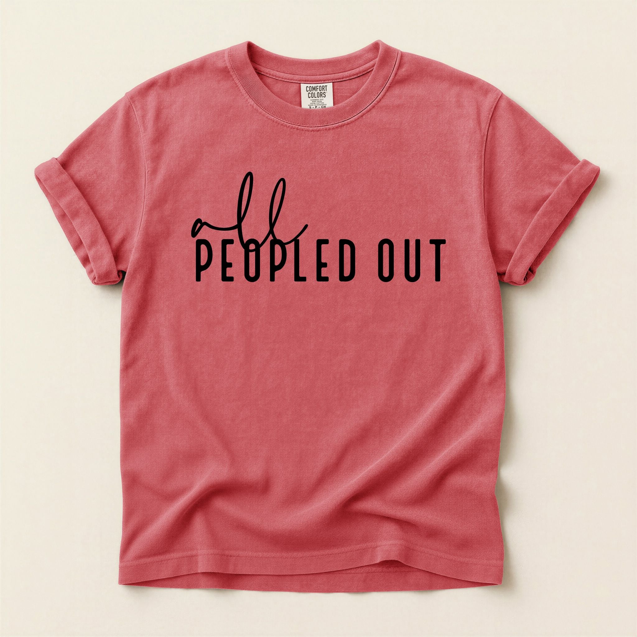 All Peopled Out Graphic Tee