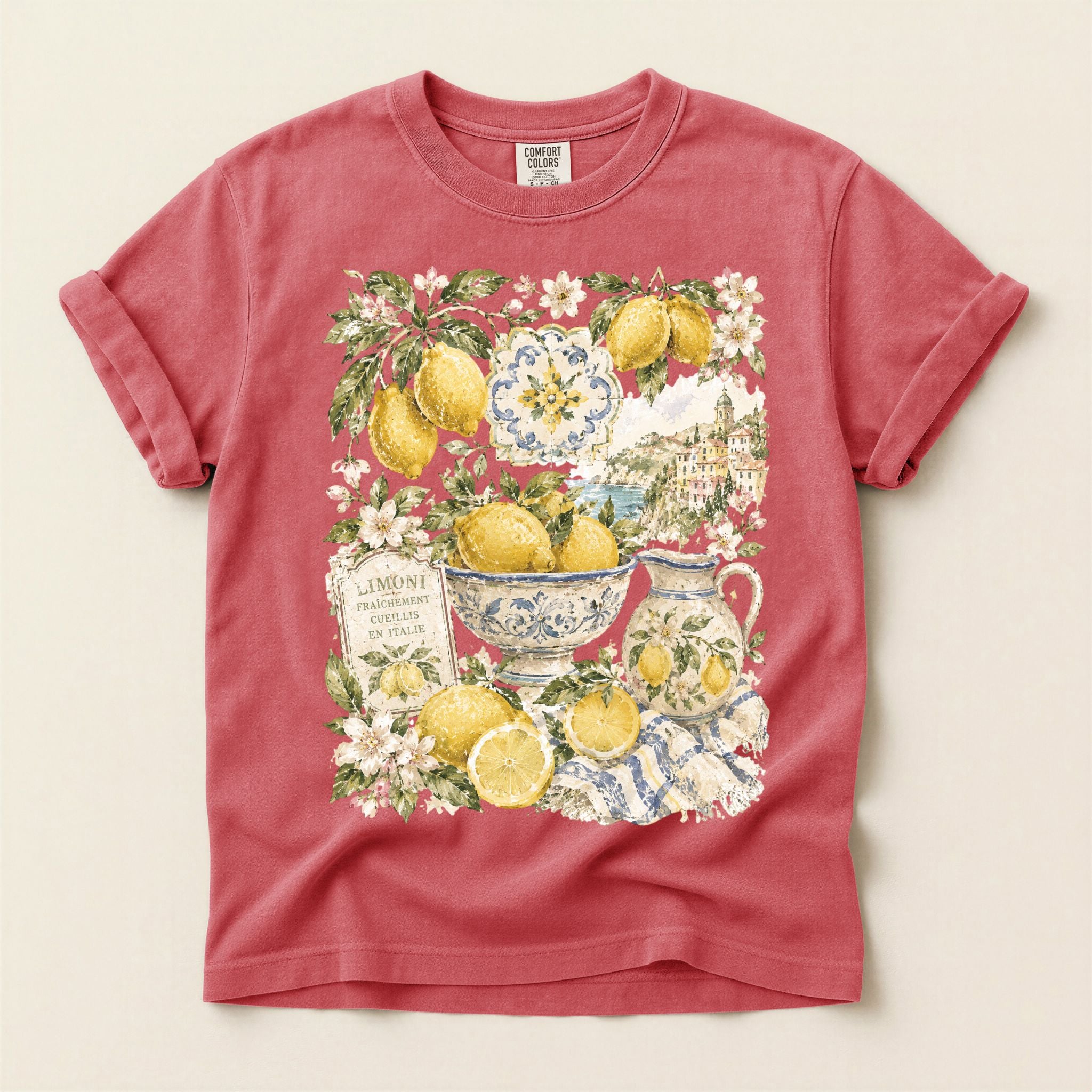 Italian Lemon Graphic Tee