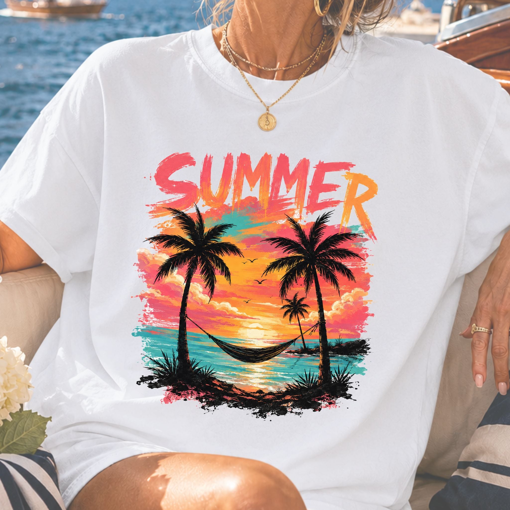 Tropical Summer Graphic Tee