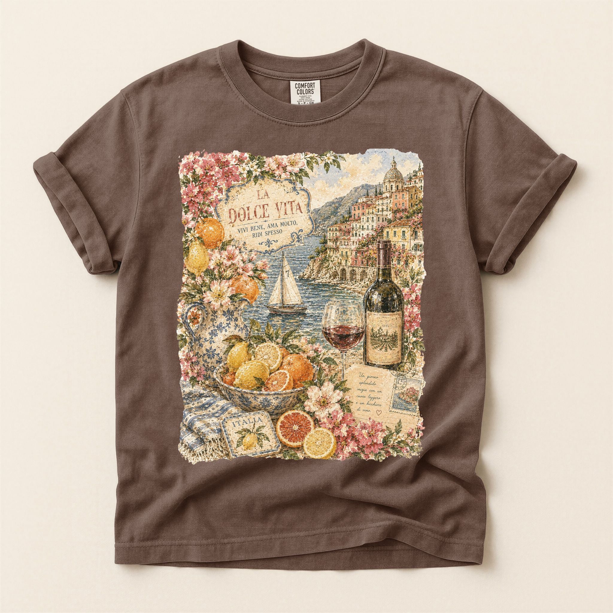 Italian Coastal Graphic Tee