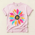 Abstract Flower Graphic Tee