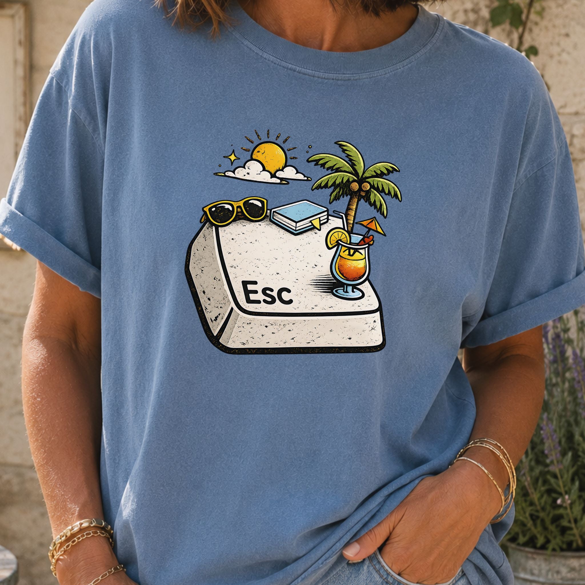 ESC Key Vacation T-Shirt