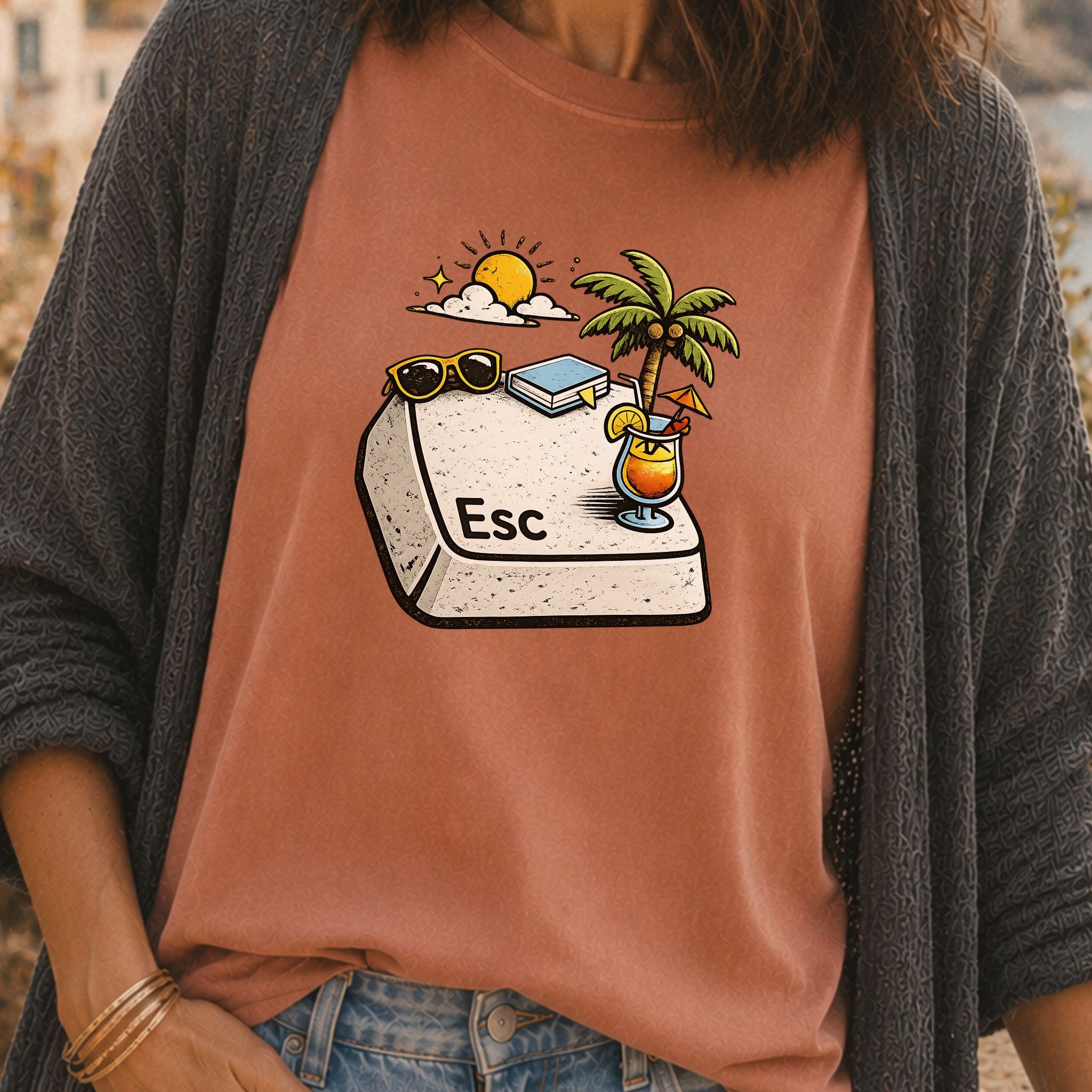 ESC Key Vacation T-Shirt