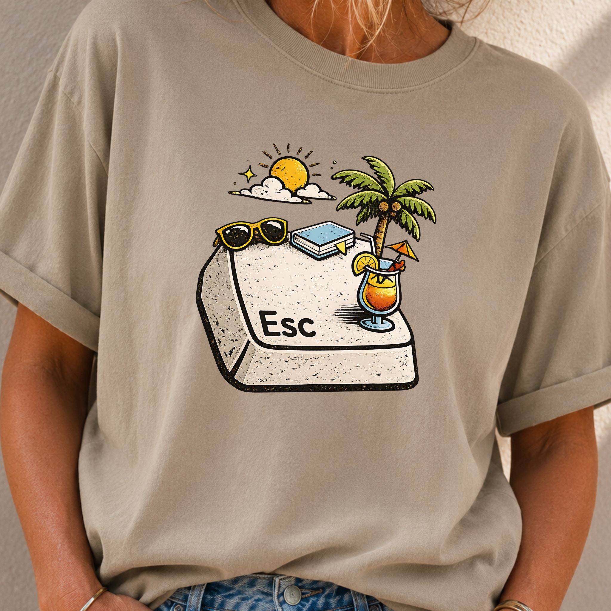 ESC Key Vacation T-Shirt