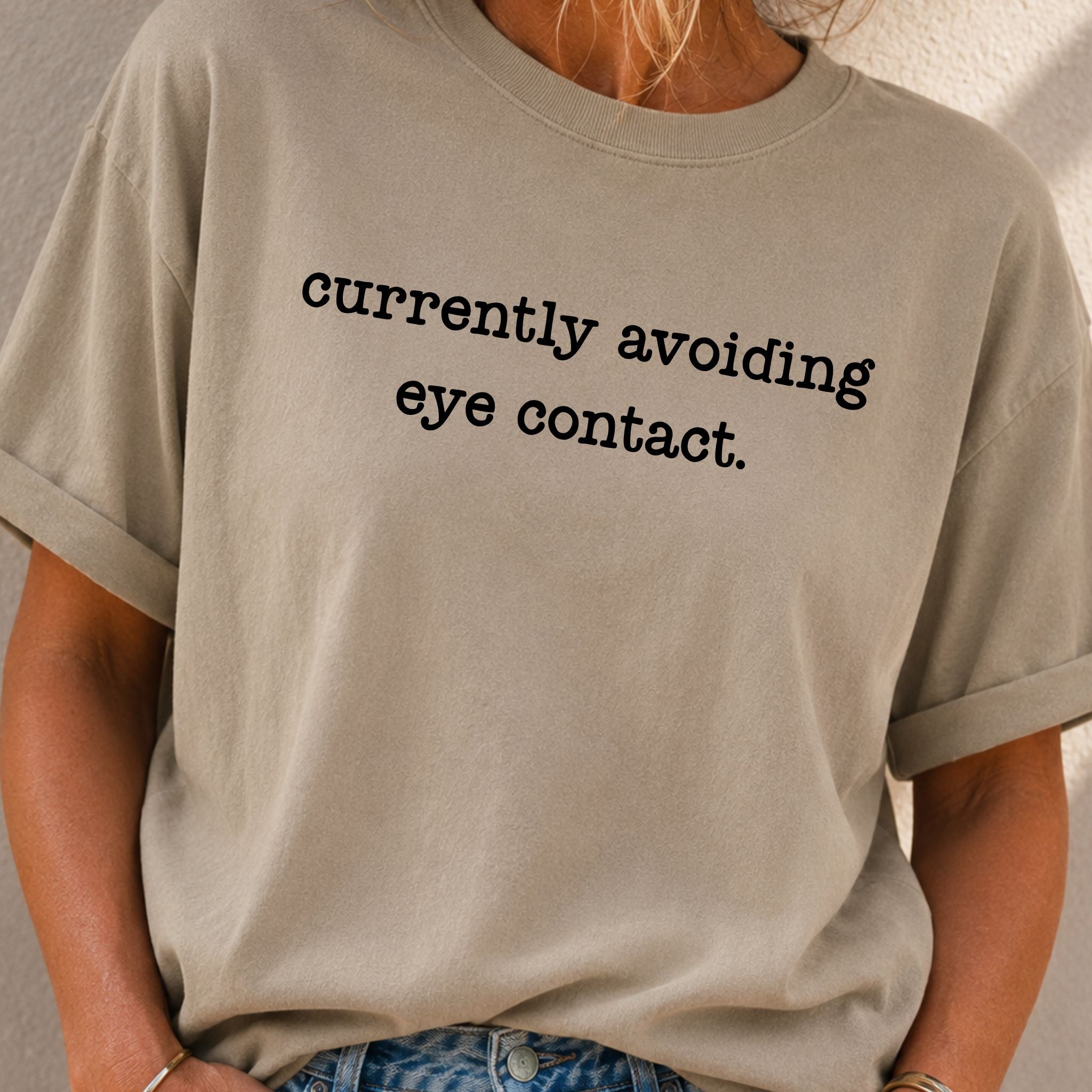 Avoiding Eye Contact T-Shirt