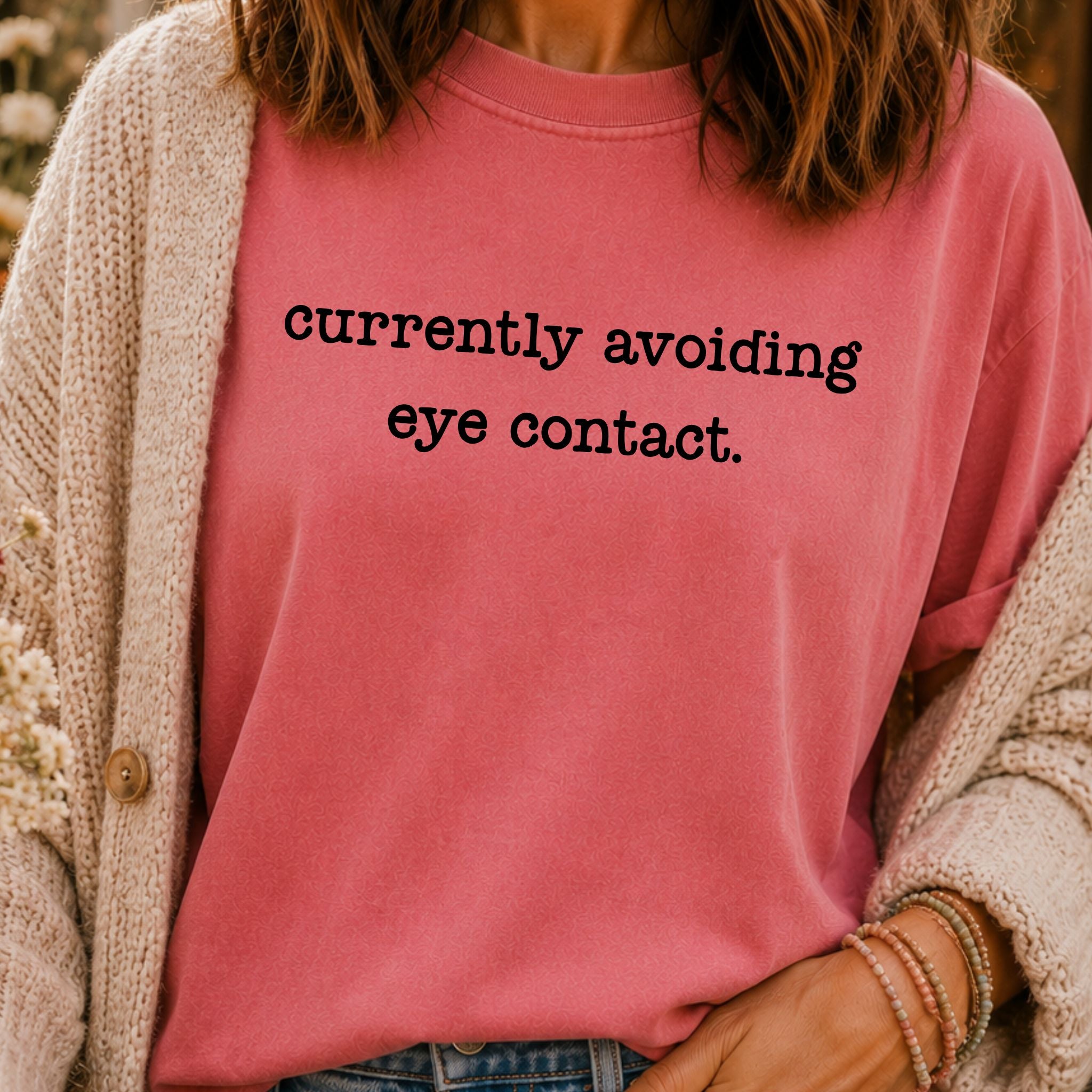 Avoiding Eye Contact T-Shirt