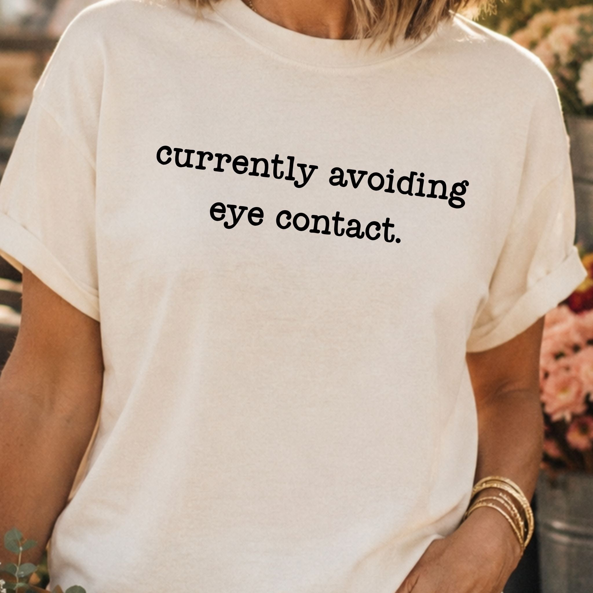 Avoiding Eye Contact T-Shirt