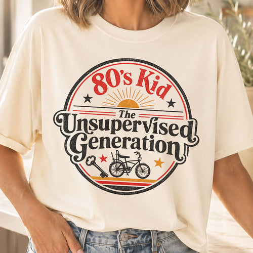 80s Kid Unsupervised T-Shirt