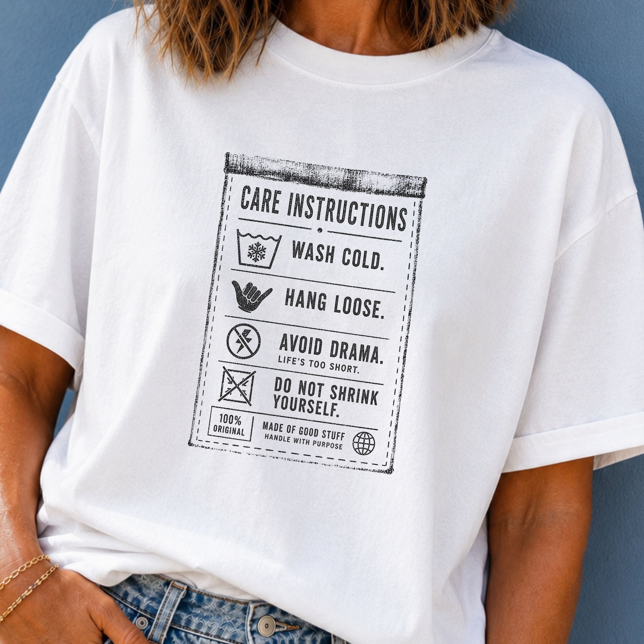 Care Instructions T-Shirt