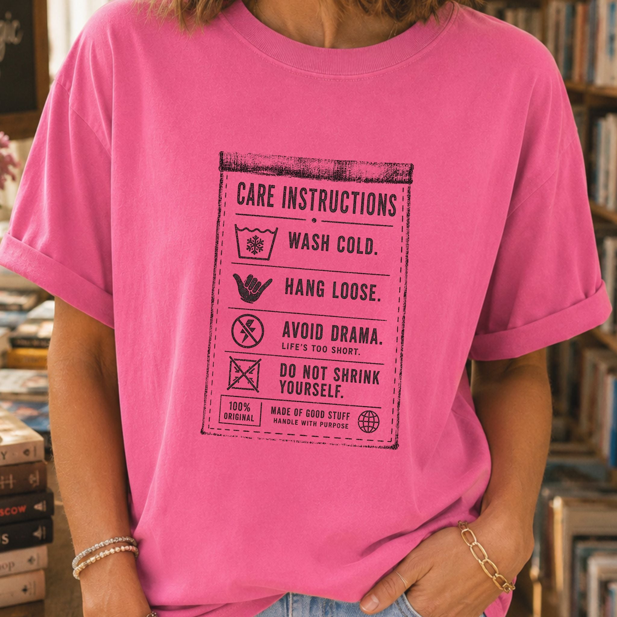 Care Instructions T-Shirt
