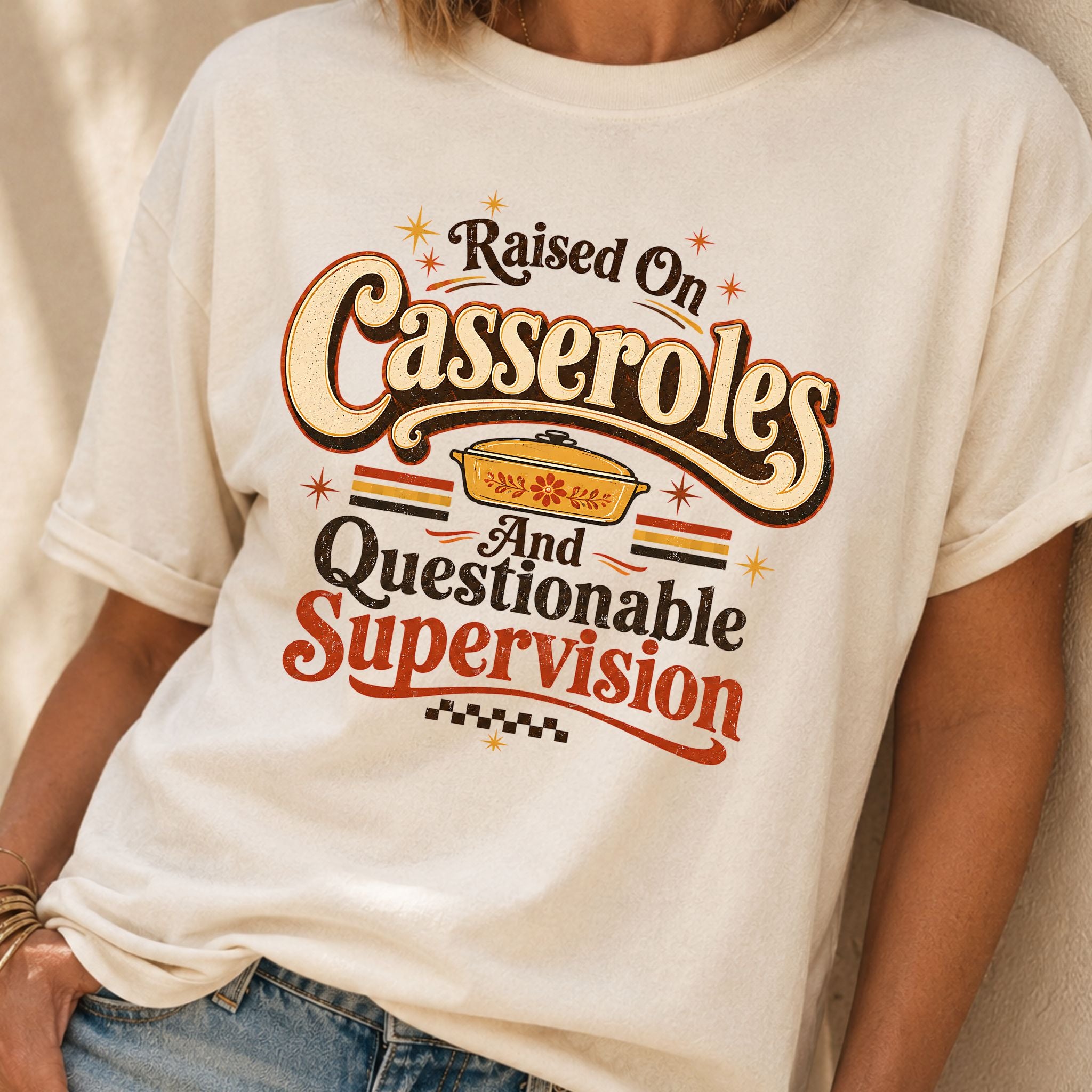 Raised on Casseroles T-Shirt