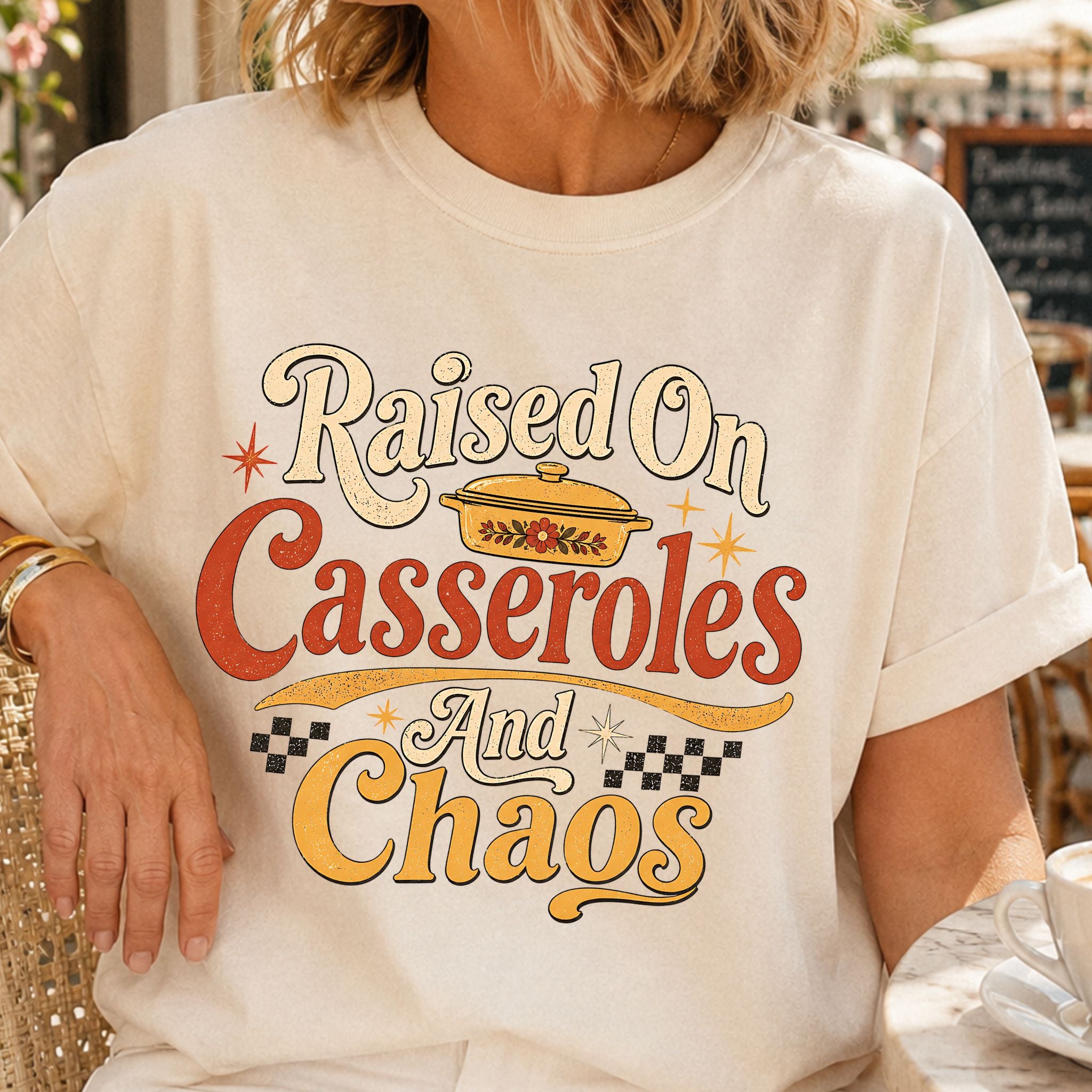 Casseroles and Chaos T-Shirt