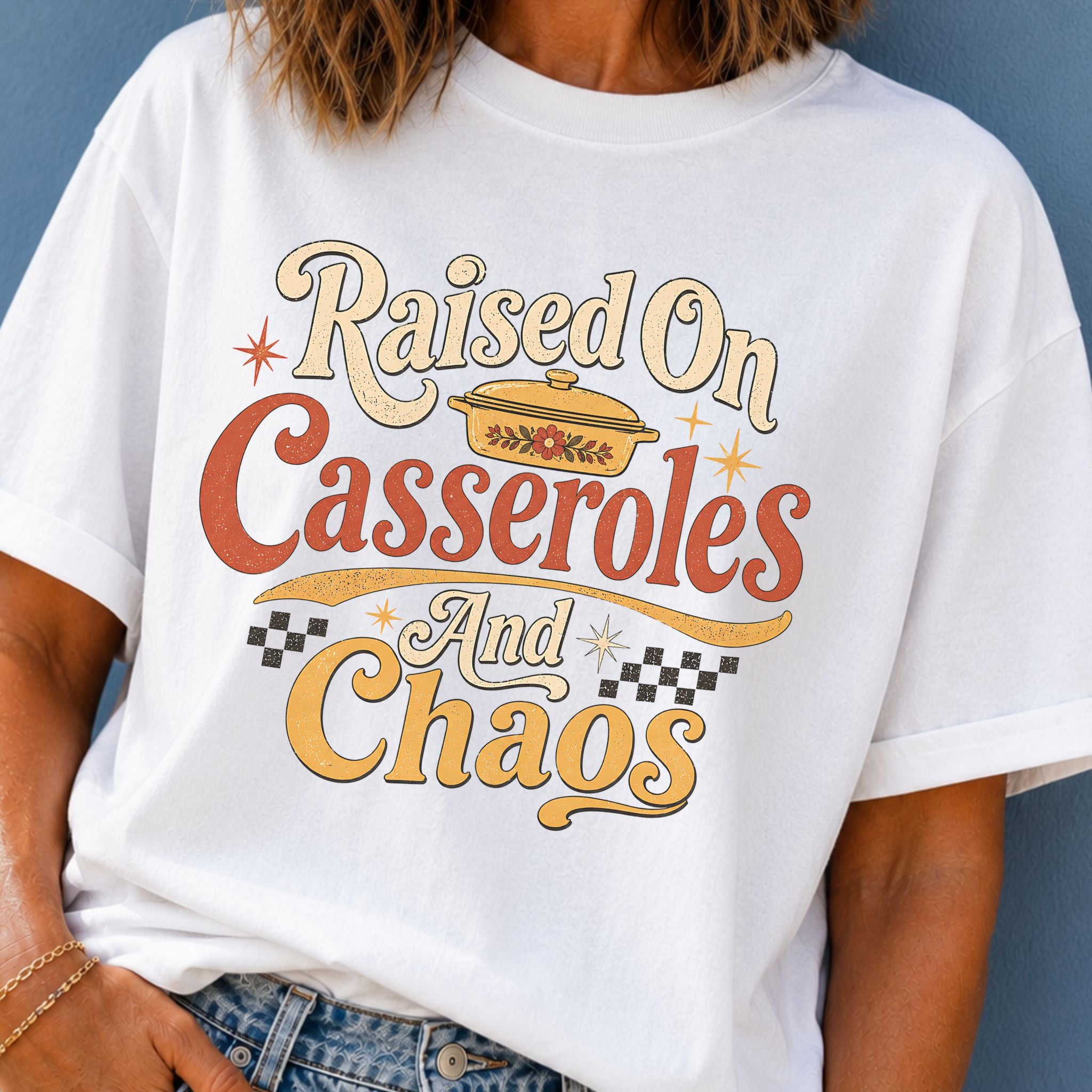 Casseroles and Chaos T-Shirt
