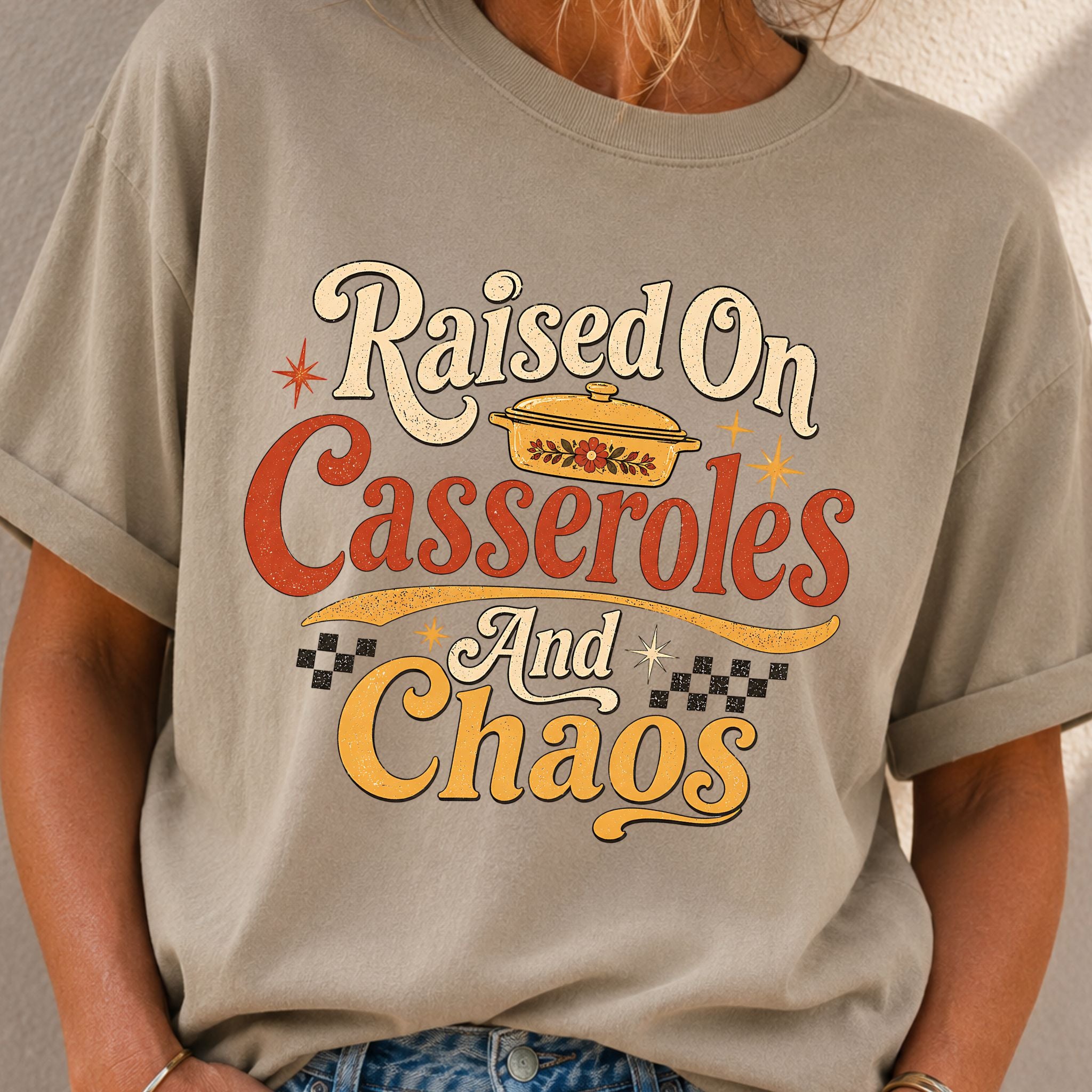 Casseroles and Chaos T-Shirt