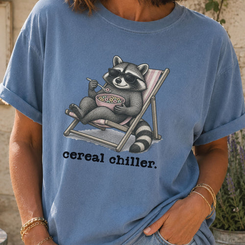 Cereal Chiller Raccoon T-Shirt
