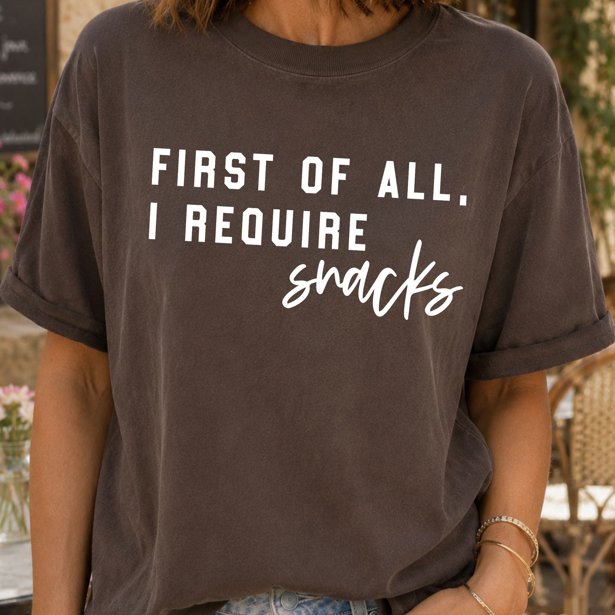 I Require Snacks T-Shirt