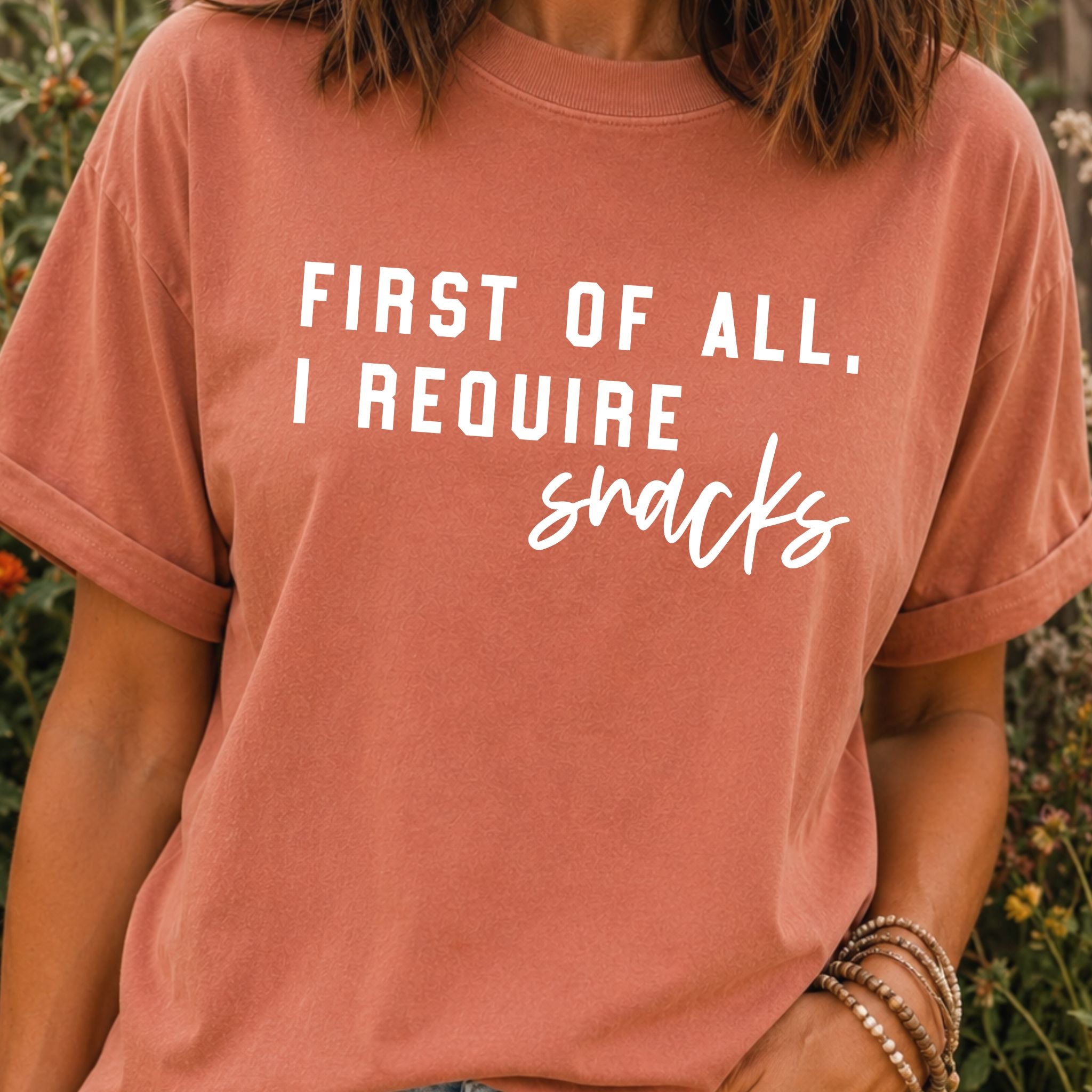 I Require Snacks T-Shirt