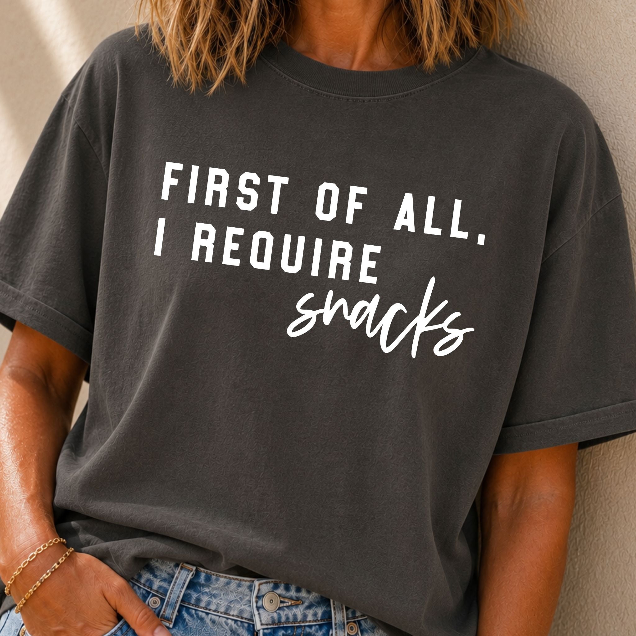 I Require Snacks T-Shirt