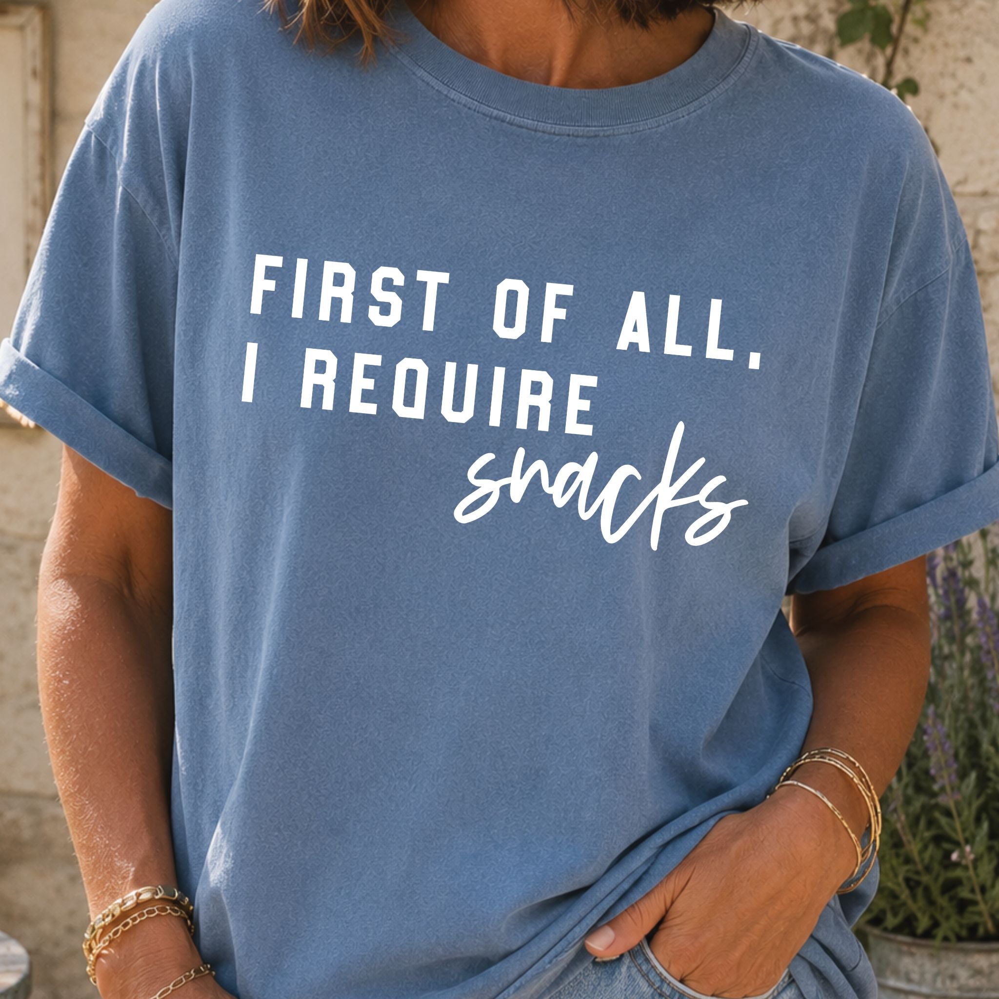 I Require Snacks T-Shirt