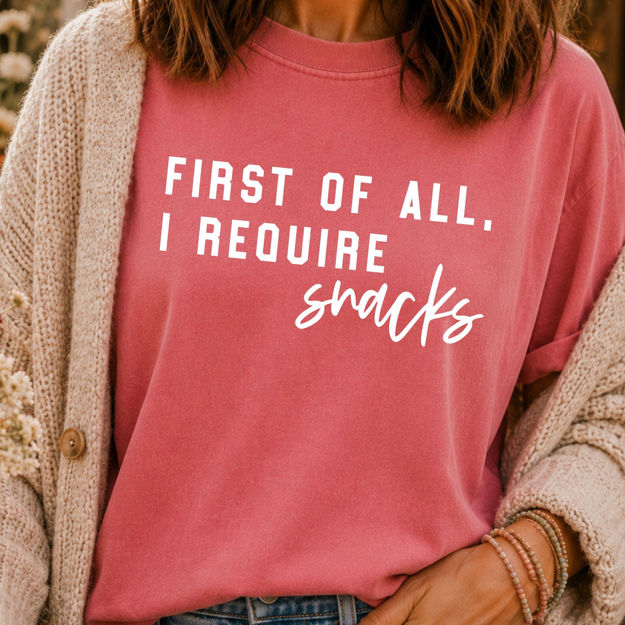 I Require Snacks T-Shirt