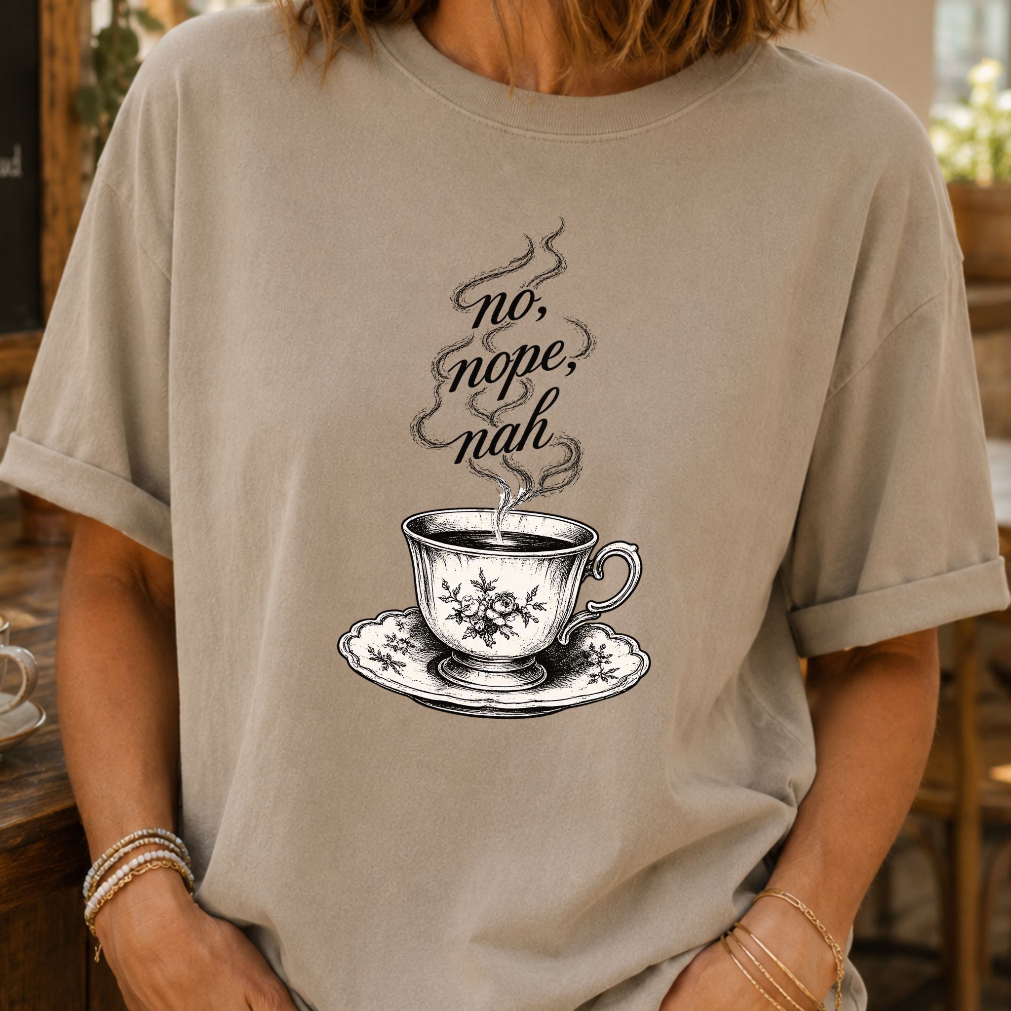 No Nope Nah Coffee T-Shirt